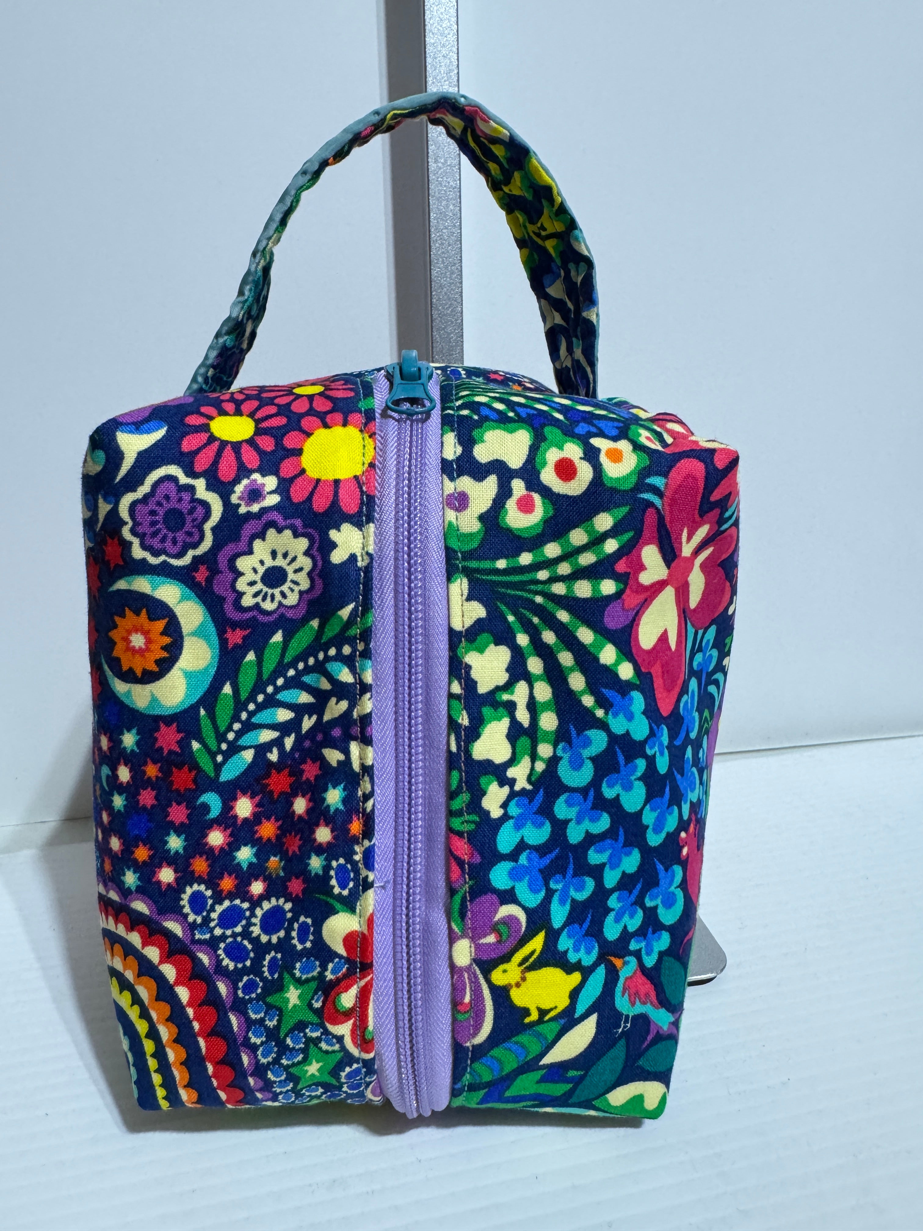 Zippered Boxy Pouch- Cloth